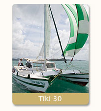 boat charter Thailand on Tiki 30